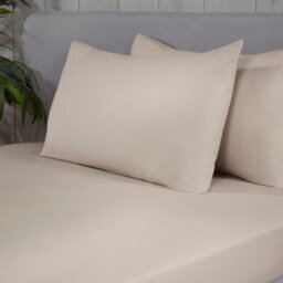 Smart Living Super Soft Cosy 100% Brushed Cotton Flannelette Luxury Bedding 25Cm Deep Bedsheet Or Pillowcase Pair