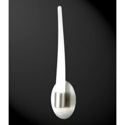 Luminosa Lighting Luminosa Estalacta Wall Lamp 1 Light Gu10 Indoor/outdoor, Silver/opal White - thumbnail 2