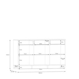 Wyld Haus Innsbruck Light Grey Wooden 3 Door 3 Drawer Storage Chest - thumbnail 8