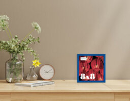 8X8 Blue Picture Frame (20.3 X 20.3Cm) Poster, Photo, Artwork, Gallery Wall Or Print - thumbnail 2