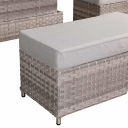 Furnishings For Less UK Left Hand Rattan Garden Corner Sofa Set With Rising Table - thumbnail 7