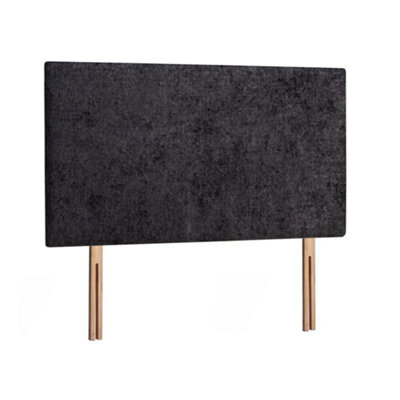 Divan Base Direct Livorno Strutted Upholstered Headboard 5Ft King - Naples Black - image 1