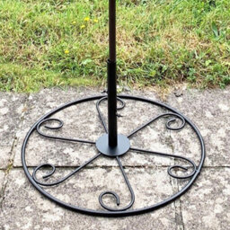 Selections Bird Feeding Station Metal Patio Stand Weighs 3.5Kg - thumbnail 1