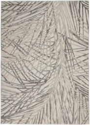 Ivory Grey Rug, Anti-Shed Abstract Rug With 10mm Thickness, Luxurious Rug For Bedroom, & Dining Room-160Cm (Circle) - thumbnail 1