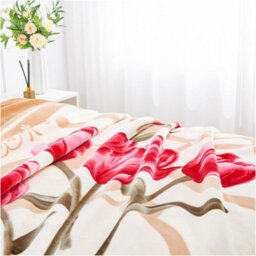 Gc Gaveno Cavailia Floral Weighted Blanket For Adult 200 X 240 Cm 2 Ply Sherpa Fleece Insomnia Stress Fleece Bed Throw Blanket 4Kg - thumbnail 6