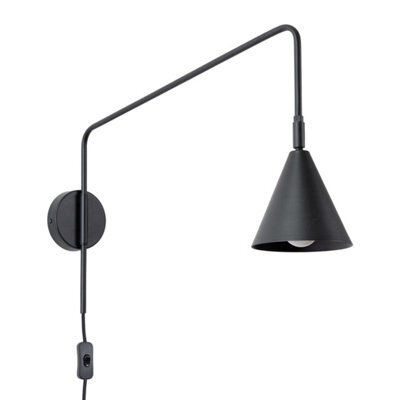 Luminosa Lighting Luminosa Nox Dome Wall Lamp Black 1X E14 - image 1