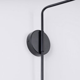 Luminosa Lighting Luminosa Nox Dome Wall Lamp Black 1X E14 - thumbnail 6