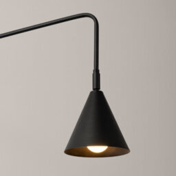 Luminosa Lighting Luminosa Nox Dome Wall Lamp Black 1X E14 - thumbnail 3