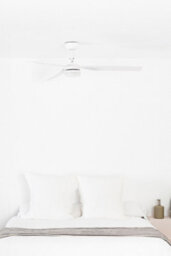 Luminosa Lighting Luminosa Punt Medium 3 Blade Ceiling Fan Matt White With Light 3000 - 4200 - 6500K Tuya Smart System - thumbnail 2