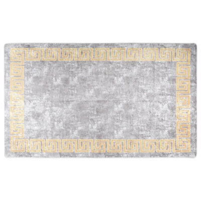 Walplus Rug Washable 120X180 Cm Grey Anti Slip - image 1