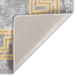 Walplus Rug Washable 120X180 Cm Grey Anti Slip - thumbnail 3