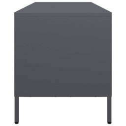 Berkfield Tv Cabinet Anthracite 135X39X43.5 Cm Cold-Rolled Steel - thumbnail 6