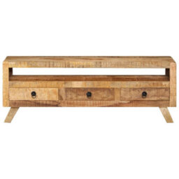 Vidaxl Tv Cabinet 110X30X40 Cm Solid Mango Wood - thumbnail 2