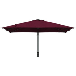Berkfield Garden Parasol Bordeaux Red 248,5 X 247,5 X 119 Cm Fabric - thumbnail 4