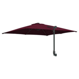 Berkfield Garden Parasol Bordeaux Red 248,5 X 247,5 X 119 Cm Fabric - thumbnail 6