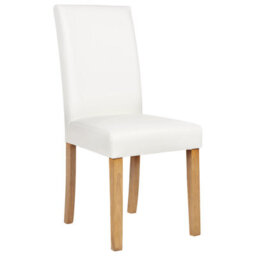 Beliani Set Of 2 Dining Chairs Broadway Faux Leather White - thumbnail 4