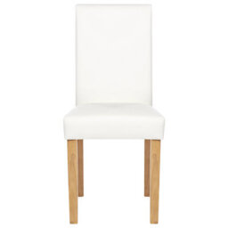 Beliani Set Of 2 Dining Chairs Broadway Faux Leather White - thumbnail 5