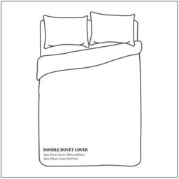 Neel Blue Double Printed Duvet Cover & 2 Matching Pillow Cases - Grey - thumbnail 4