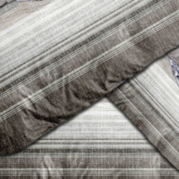 Neel Blue Double Printed Duvet Cover & 2 Matching Pillow Cases - Grey - thumbnail 3