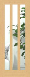 Green & Taylor Aston Oak Clear Glass Internal Door - thumbnail 1