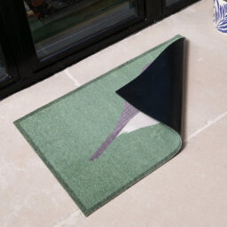 Artsy Doormats Green Robin Indoor Washable Doormat - thumbnail 2