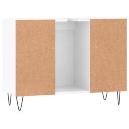 Berkfield Bathroom Cabinet High Gloss White 80X33X60 Cm Engineered Wood - thumbnail 8