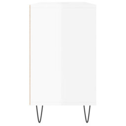 Berkfield Bathroom Cabinet High Gloss White 80X33X60 Cm Engineered Wood - thumbnail 7