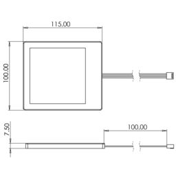 Sensio Horizon Pro Stainless Steel Effect Mains-Powered Led Variable White Under Cabinet Light Ip20 (L)115mm (W)100mm, Pack Of 3 - thumbnail 7