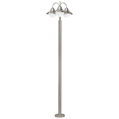 Ip44 Stainless Steel Outdoor Bollard Light With E27 Bulb Socket For Driveway And Garden - image 1