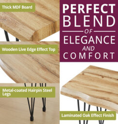 Hallowood Furniture Cullompton Large Dining Table (160Cm) With 2 Dining Benches (150Cm) - thumbnail 5