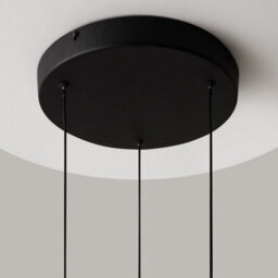 Luminosa Lighting Luminosa Misterio Modern Cluster Pendant Ceiling Light Dimmable Black 2700K 2000Lm Colorful Shade - thumbnail 5