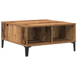 Berkfield Coffee Table Old Wood 60X60X30 Cm Engineered Wood - thumbnail 2
