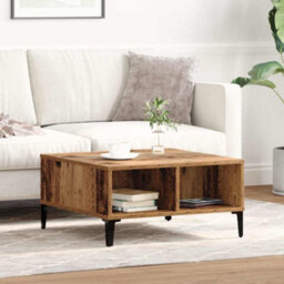 Berkfield Coffee Table Old Wood 60X60X30 Cm Engineered Wood - thumbnail 1