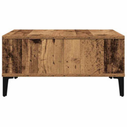 Berkfield Coffee Table Old Wood 60X60X30 Cm Engineered Wood - thumbnail 6