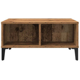 Berkfield Coffee Table Old Wood 60X60X30 Cm Engineered Wood - thumbnail 5