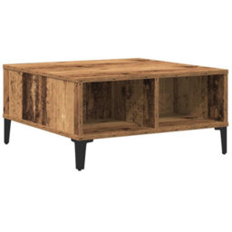 Berkfield Coffee Table Old Wood 60X60X30 Cm Engineered Wood - thumbnail 7