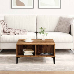 Berkfield Coffee Table Old Wood 60X60X30 Cm Engineered Wood - thumbnail 4