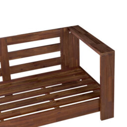 Beliani Garden Corner Sofa 5 Seater Marettimo Certified Acacia Wood Green Left Hand - thumbnail 9