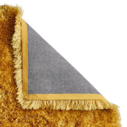 Polar Pl 95 Yellow Plain Thick Shaggy Handmade Durable Super Soft Acrylic Rug For Bedroom Living & Dining Room-150Cm X 220Cm - thumbnail 4
