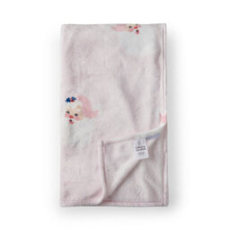 Catherine Lansfield Vintage Christmas Santa Cosy Fleece 130X170Cm Blanket Throw Pink - thumbnail 5