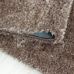 Abaseen 80X150Cm Taupe Cosy Shaggy Rug, Rectangular Extra Soft Touch 5Cm Heavy Thick Pile, Modern Area Rugs For Living & Bedroom - thumbnail 5