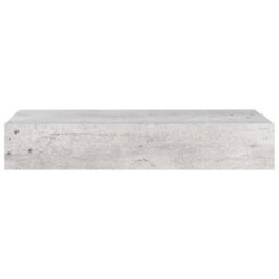 Berkfield Wall Drawer Shelves 2 Pcs Concrete Grey 60X23.5X10Cm Mdf - thumbnail 5