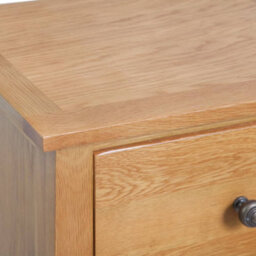 Vidaxl Tall Chest Of Drawers 45X32X110 Cm Solid Oak Wood Tall Chest Of Drawers - thumbnail 6
