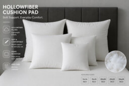 ARLinens Cushion Pad Hollowfiber Inner Insert Scatter Filler Deep Filled Plum Cushion - thumbnail 4