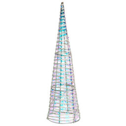 Beliani Set Of 3 Christmas Decorations Led Sonder Christmas Tree 40/60/80 Cm White - thumbnail 8