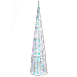 Beliani Set Of 3 Christmas Decorations Led Sonder Christmas Tree 40/60/80 Cm White - thumbnail 4