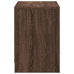Berkfield Sturdy Tv Cabinet With Led Brown Oak 100X34X50 Cm Engineered Wood - thumbnail 7