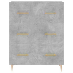 Berkfield Highboard Concrete Grey 69.5X34X180 Cm Engineered Wood - thumbnail 8