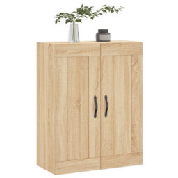 Berkfield Wall Mounted Cabinet Sonoma Oak 69.5X34X90 Cm Engineered Wood - thumbnail 4