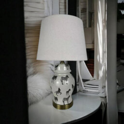 Minster Lamp And Shade - Ceramic - L18 X W18 X H40 Cm - thumbnail 2